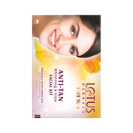 Lotus Herbals Facial Kit Anti-Tan Whitening Glow 